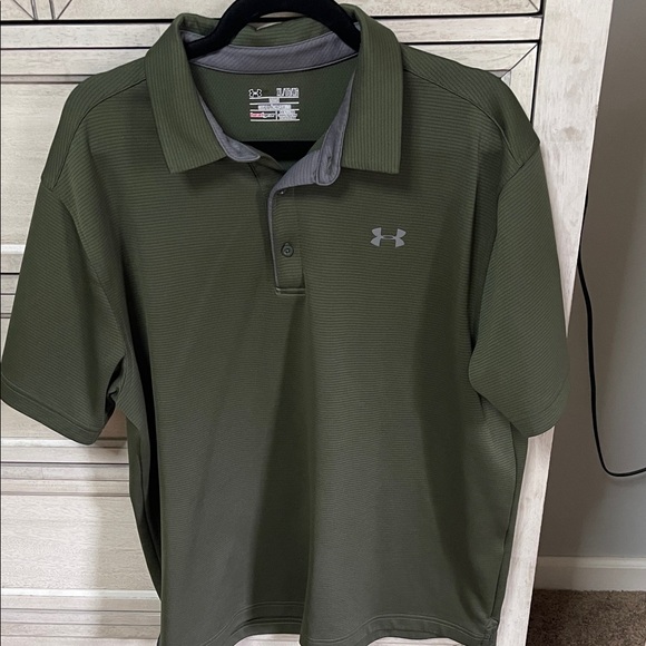 Under Armour Men's Green Polo Shirt - Picture 1 of 2